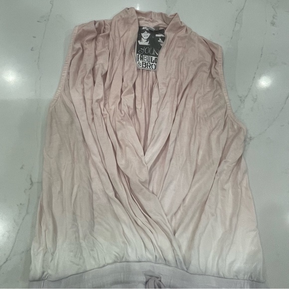 Young Fabulous & Broke Pink, Gray & White Ombre Romper - Picture 6 of 14